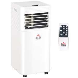 HOMCOM 9000 BTU 4-in-1 Portable Air Conditioner with Remote @ mhstarukltd with code