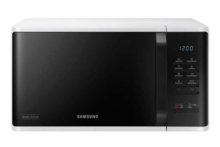 Samsung MW3500K Solo Microwave Oven with Quick Defrost, 23L sold by Samsung UK (UK mainland)