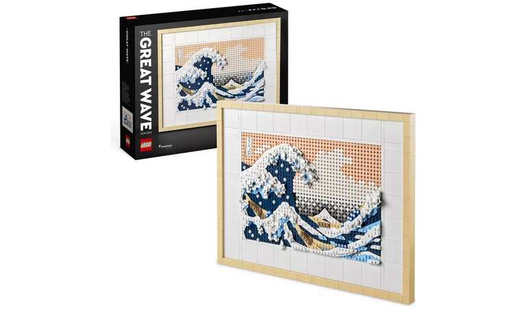 LEGO ART Hokusai – The Great Wave Wall Art Adults Set 31208 140/3503 free C&C