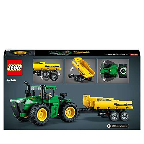 LEGO Technic 42136 John Deere 9620R 4WD Tractor & Trailer Set