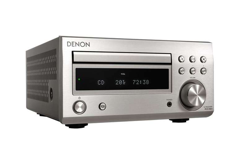 Denon DM41 DAB (Silver) Mini System (Bluetooth) EXC Speakers £199 (VIP)/ £249 Online/In Store/Telesales @ Richer Sounds