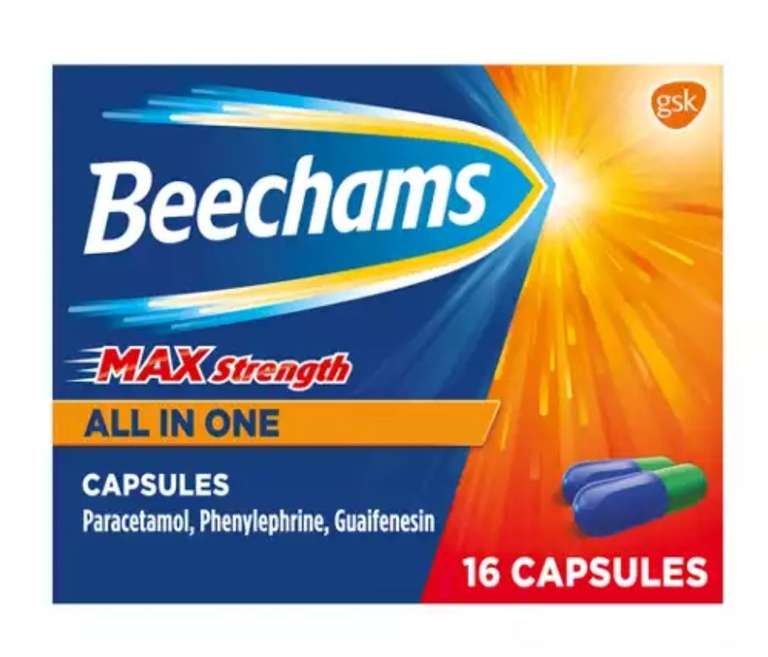 Beechams Max Strength All in One Capsules 16pk £3.50 @ Asda