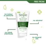 Simple Regeneration Age Resisting with green tea and prebiotic Facial Wash 150ml (£2.38/£2.13 S&S) + 5% off 1st S&S
