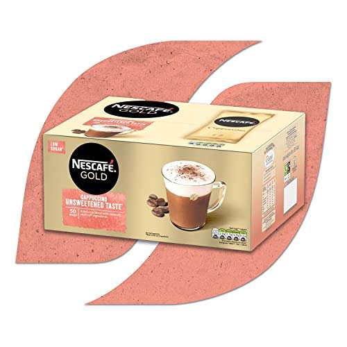 Nescafe Gold Cappuccino Coffee, 136g - 8 Sachets Each Box - Pack of 6 Boxes  (48)