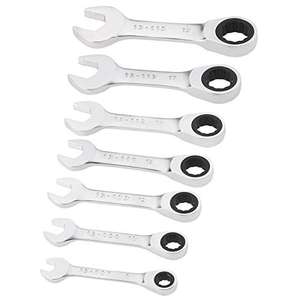 Stanley FatMax FMMT82900-0 7 Piece Stubby Ratcheting Spanner Wrench Set £16.28 @ Amazon