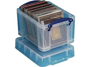 Really Useful Plastic Storage Box 3 Litre Clear