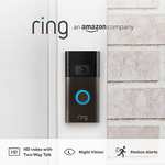 Ring Video Doorbell (2nd Gen) by Amazon | Wireless Video Doorbell Security Camera with 1080p HD Video + Free Echo Pop