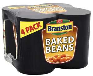 Branston Baked Beans in a Rich & Tasty Tomato Sauce 4 X 410g Tin Packs