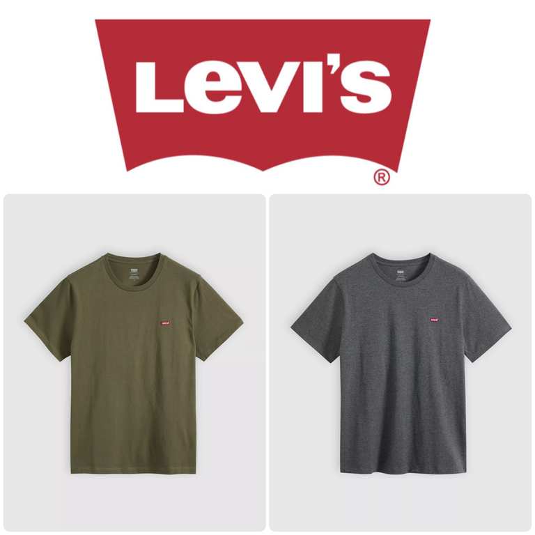 Levis Men’s Original Housemark 100% Cotton Tee (3 Colours / XS-XXL) - Member Price / £5.80 for New Members & Free Delivery