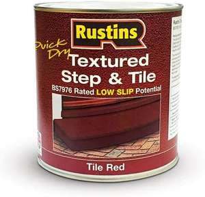 Rustins TXSTRDW500 Textured Step and Tile, Red, 500 ml £8.50 @ Amazon
