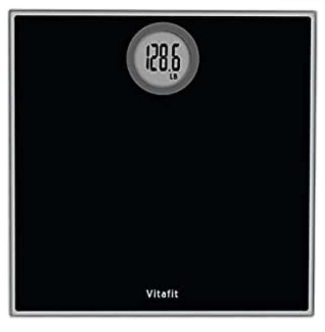 Vitafit Digital Scales for Body Weight Bathroom Scale - £5.39 (With Applicable Discount Voucher) - Sold by Vitafit / Fulfilled by Amazon