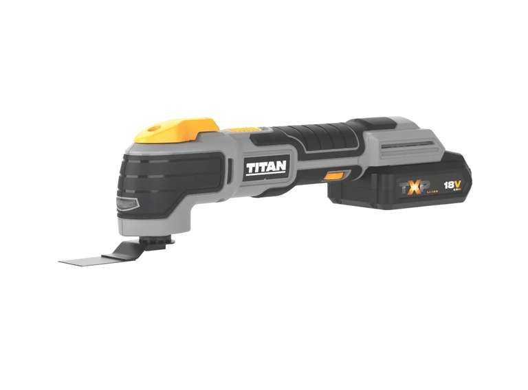 Titan TTI882MLT 18V TXP Cordless Multi-Tool + 2.0Ah Battery, Charger, Carry Case and Accessories - £49.48 W/First order via APP (Free C&C)