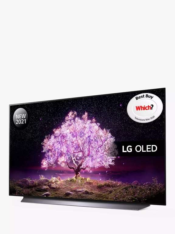 LG OLED55C14LB (2021) OLED HDR TV 55" + £100 E-Gift Card for £899 @ John Lewis & Partners
