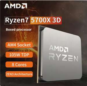 AMD Ryzen 7 5700X3D Eight Core 4.1GHz (Socket AM4) CPU without Fan sold by Computer Hardware Global