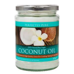 Perfectly Pure Extra Virgin Pure Coconut Oil 453g £3 (Free collection / £3.99 delivery) @ Holland and Barrett
