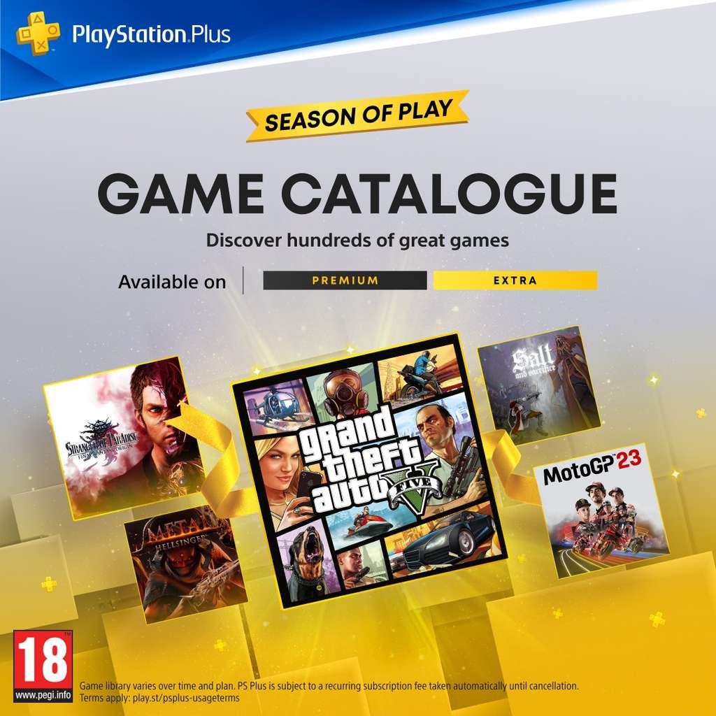 PlayStation Plus Game Catalog for December: Grand Theft Auto V, Stranger of  Paradise: Final Fantasy Origin, Metal: Hellsinger and more :  r/PlayStationPlus