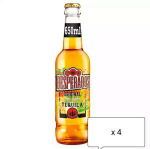 4x 650ml Bottles Of Desperados Original Tequila Flavoured Beer (5.9% ABV) £7.80 @ Asda