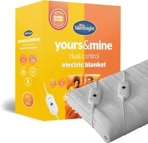 Silent Night yours and mine dual control electric blanket (clubcard price) - Craigavon