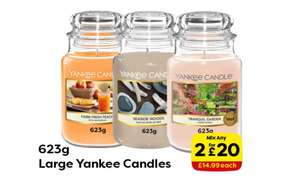 2 x 623g Large Yankee Candles