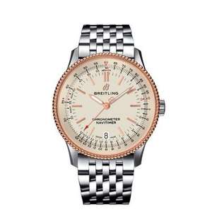 Breitling Navitimer 1 Steel & Rose 38mm Automatic Men's Watch with code