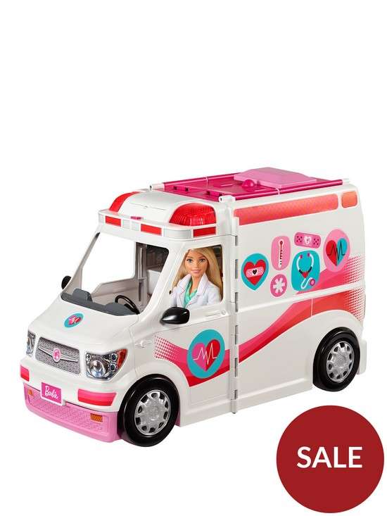 Barbie Careers Care Clinic Vehicle ambulance with lights and sounds £29.99 +£3 Click & Collect at Very
