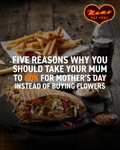Mother's Day 19th March - Buy a meal (main, fries and a drink) & Mothers get a free meal @ German Doner Kebab