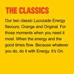 Lucozade Energy Original/Orange 12x330ml £4.20 @ Amazon (Prime Exclusive Deal)