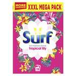 Surf Tropical Lily for fabric care Laundry Powder for brilliantly clean laundry every time 6.5 kg 130 washes - £14 / £12.60 S&S @ Amazon