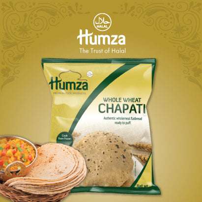 Humza Frozen Wholewheat 20 Pack Chapati - Dagenham
