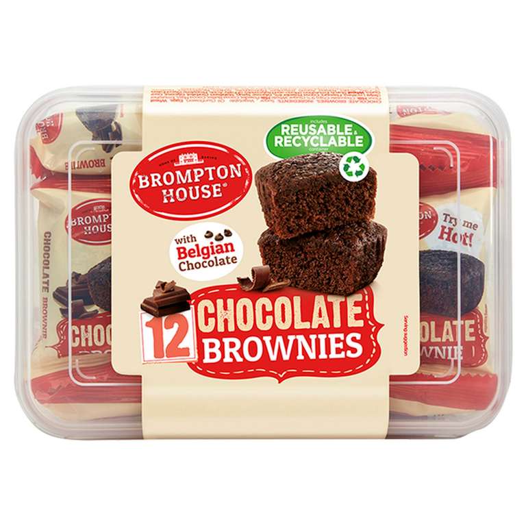 12pk Brompton House Chocolate Brownies 49p @ Farmfoods Sutton