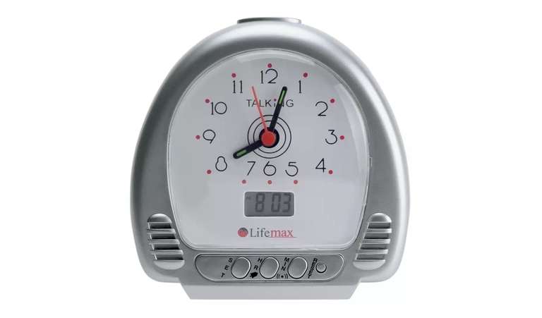 Lifemax Talking Alarm Clock - £11.00 + free Click & Collect @ Argos