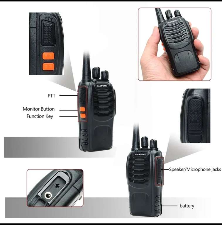 Baofeng BF-888S Long Range 2X Walkie Talkie UHF 400-470MHz Ham £16.20/£15.78 (Account Specific) @ AliExpress/Factory Direct Collected Store