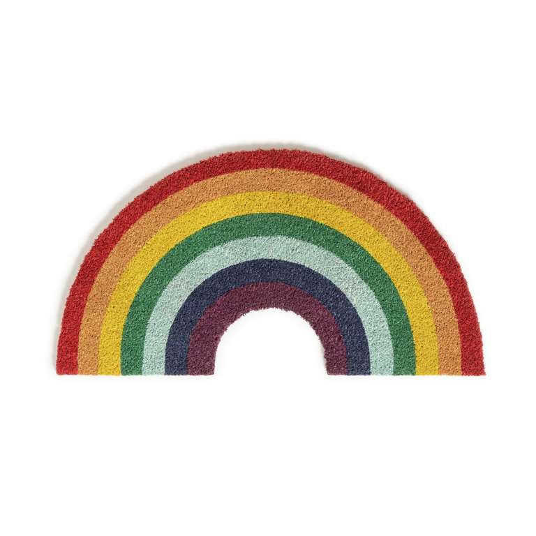 Habitat Rainbow Coir Doormat now £4.50 with Free Click and Collect from Argos