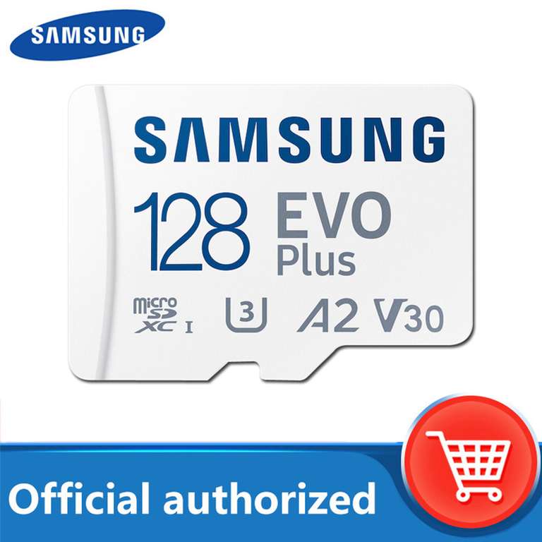 Samsung EVO Plus 128GB microSDXC card - £5.40 New User Bonus @ Samsung Orient Store AliExpress