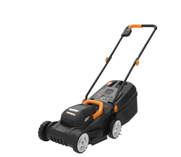 WORX WG730E 18V Brushless Cordless 30cm Lawn Mower - with 4.0Ah Battery Pack, Fast charger (UK MainLand) - £91.99 with code @ Worx / eBay