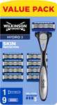 Wilkinson Sword Hydro 3 Skin Protection Razor with 9 Blades - £10.80 / £10.26 Subscribe & Save) @ Amazon