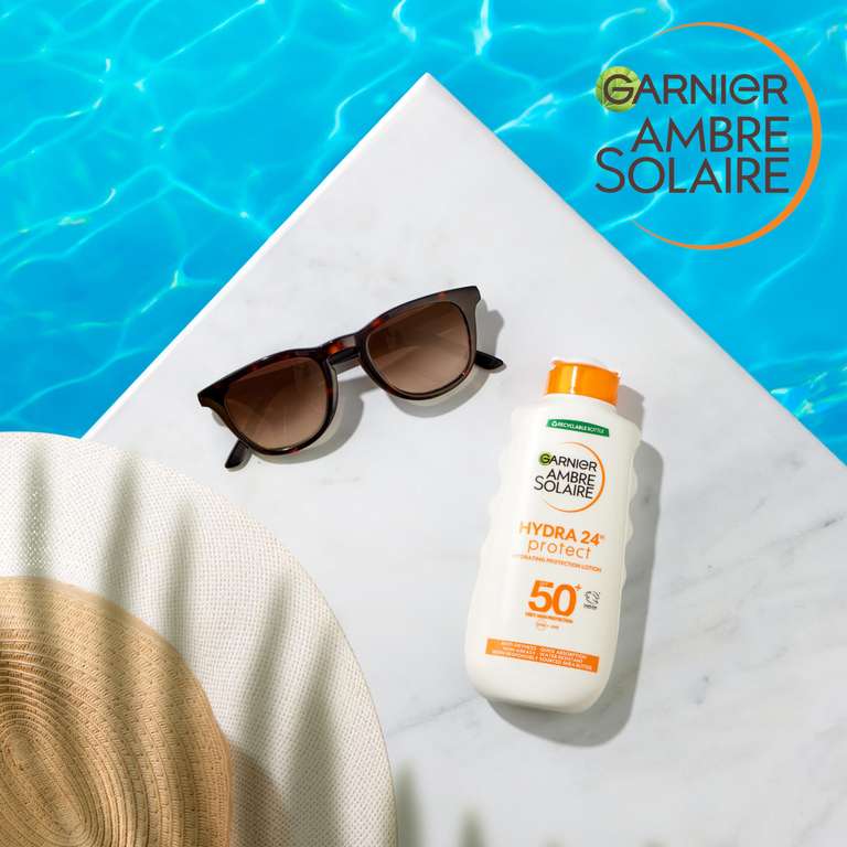 Garnier Ambre Solaire Hydra 24 Hour Protect Lotion SPF 50 (£5.10 w/ 15% S&S - potentially 4 for £14.90)