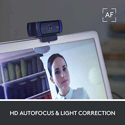 Logitech C920S HD Pro Webcam, Full HD 1080p/30fps £59.99 @ Amazon