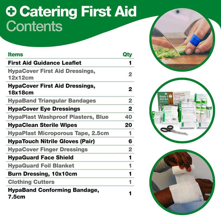 Safety First Aid Group British Standard Catering First Aid Refill, Small - w/voucher