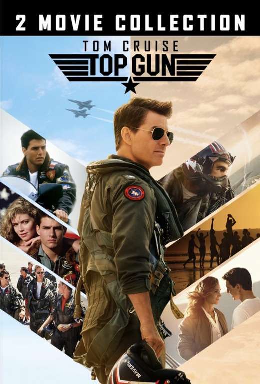 Top Gun 2 Movie Collection 4K, Dolby Vision, Dolby Atmos, iTunes Extra £9.99 @ itunes