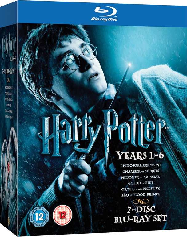 Harry Potter DVD’s set 7 bluray and DVD
