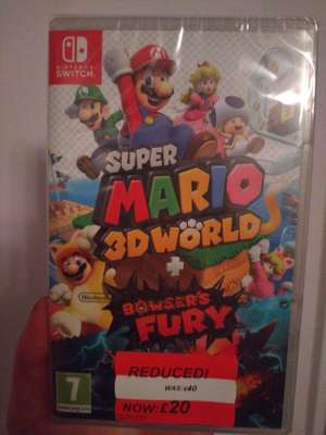 Super Mario 3D World + Bowser's Fury Nintendo Switch games - Instore (Uttoxeter)