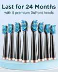 Sonic Electric Toothbrush with 8 brush heads £9.45 with voucher @ Amazon
