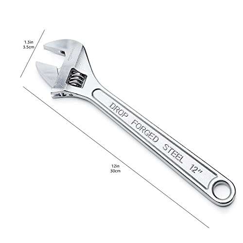 Amazon Basics 4-Piece Chrome-Plated Adjustable Spanner with Inch/Metric Scale £17.09 (£10.25 with Voucher) @ Amazon