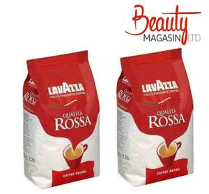 2 x 1kg Lavazza Qualita Rossa Coffee Beans - W/Code (UK Mainland) Sold by Beautymagasin