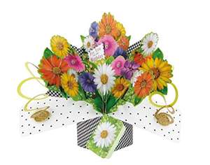 Pop up Flowers Birthday card - £3.85 @ Amazon