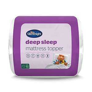 Silentnight Deep Sleep Double Mattress Topper Best Thick Soft Comfy Toppers