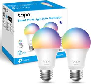 Tapo Smart Bulb, twin pack, Smart WiFi LED Light, E27, 9W, Works with Amazon Alexa