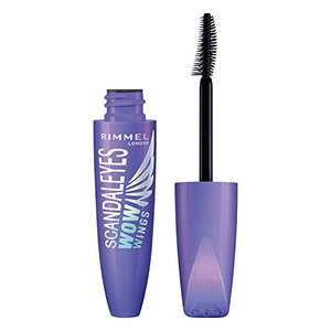 Rimmel Scandaleyes WOW Wings Volumising Mascara, Black, 12 ml £3.92 or 3 for £6.08 (3 for 2 and max subscribe & save) at Amazon