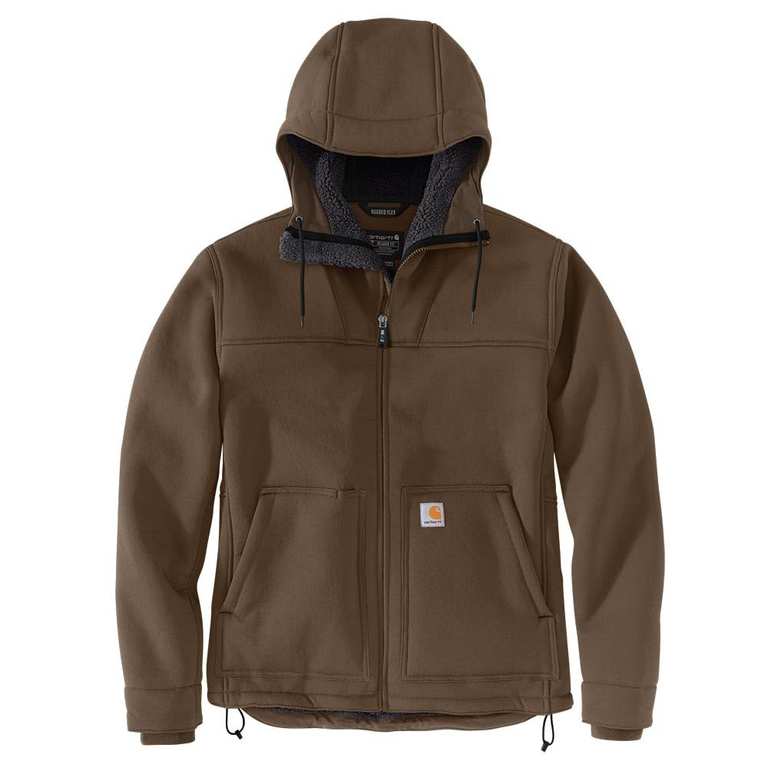 Carhartt Men's Super Dux Sherpa-Lined Active Jacket in coffee or black size S, M and XL